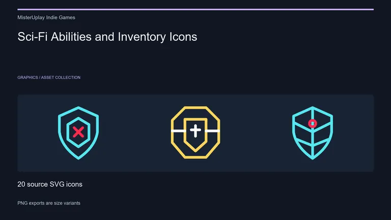 Cover preview: Sci-Fi Abilities and Inventory Icons